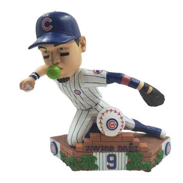 Chicago Cubs Javier Baez Sliding Throw Bobblehead