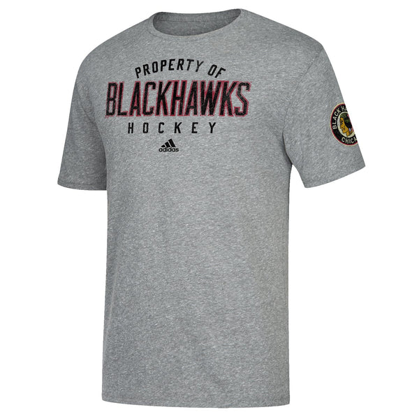 Chicago Blackhawks Property of Tri Blend T-Shirt