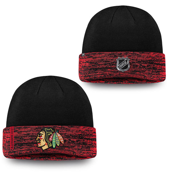 Chicago Blackhawks Fanatics Branded Authentic Pro Rinkside Cuffed Knit Hat